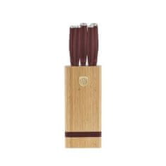 Berlingerhaus BH-2972 se stojanem Bamboo Leonardo Collection 6 ks