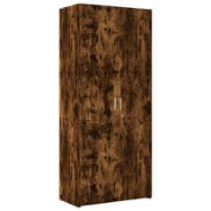 Vidaxl Skříň highboard kouřový dub 80 x 42,5 x 185 cm kompozitní dřevo