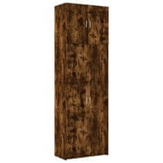 Vidaxl Skříň highboard kouřový dub 80 x 42,5 x 249 cm kompozitní dřevo