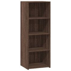 Vidaxl Skříň highboard hnědý dub 45 x 41 x 124 cm kompozitní dřevo