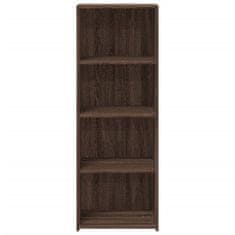 Vidaxl Skříň highboard hnědý dub 45 x 41 x 124 cm kompozitní dřevo