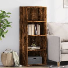 shumee vidaXL Skříň highboard kouřový dub 45 x 41 x 124 cm kompozitní dřevo