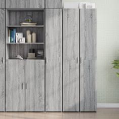 Vidaxl Skříň highboard šedá sonoma 30 x 42,5 x 185 cm kompozitní dřevo