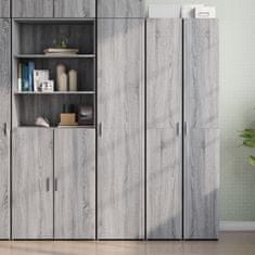 Vidaxl Skříň highboard šedá sonoma 40 x 42,5 x 185 cm kompozitní dřevo