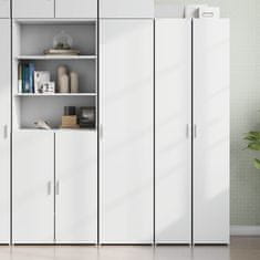 Vidaxl Skříň highboard bílá 45 x 42,5 x 185 cm kompozitní dřevo