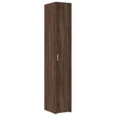 Vidaxl Skříň highboard hnědý dub 30 x 42,5 x 185 cm kompozitní dřevo