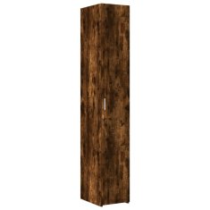 Vidaxl Skříň highboard kouřový dub 30 x 42,5 x 185 cm kompozitní dřevo