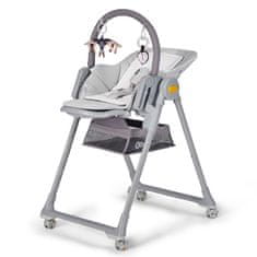 Kinderkraft SELECT Židlička jídelní Lastree Grey, Premium