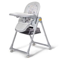 Kinderkraft SELECT Židlička jídelní Lastree Grey, Premium