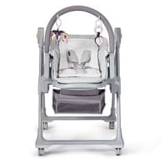 Kinderkraft SELECT Židlička jídelní Lastree Grey, Premium