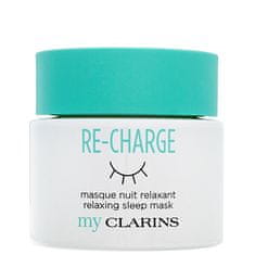 Clarins Relaxační maska na spaní Re-charge (Relaxing Sleep Mask) 50 ml