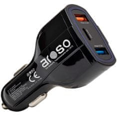 Aroso Nabíječka mobilního telefonu 2x USB / 1x USB-C 3.5A