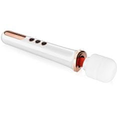 XSARA Super výkonný erotický masažér orgasmový masturbátor vibrátor magic wand bílá barva- 71814392