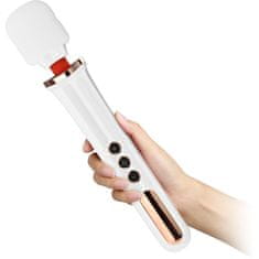 XSARA Super výkonný erotický masažér orgasmový masturbátor vibrátor magic wand bílá barva- 71814392