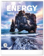 Presco Publishing NOTIQUE Nástěnný kalendář Energie 2025, 48 x 56 cm