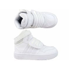 Adidas Boty bílé 26 EU Hoops Mid 3.0 Ac