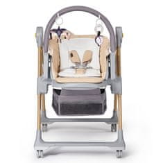 Kinderkraft SELECT Židlička jídelní Lastree Wood, Premium