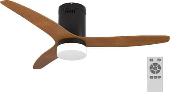 Immax POŠKOZENÝ OBAL - IMMAX NEO LITE VENTO SMART stropní svítidlo s ventilátorem 18W TUYA Wi-Fi hnědo-černé