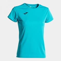 Joma Dámské triko Combi Woman Shirt S/S Fluor Turquoise Velikost: XL