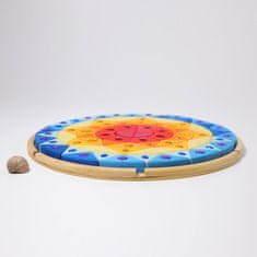 Grimms Skládačka S Krystaly Mandala Lesklá, Průměr 40 Cm, Barevná, 3+,