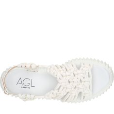 AGL AGL Dámské sandály bílá