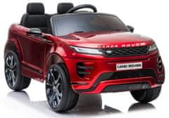 Lean-toys Auto Na Baterie Range Rover Evoque Červené Lakované