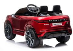 Lean-toys Auto Na Baterie Range Rover Evoque Červené Lakované