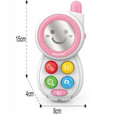 WOOPIE  Baby Telefoník Interaktivní Mobil Zvuky