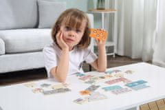 Viga  Polarb Dřevěné Číselné Puzzle Montessori Čísla