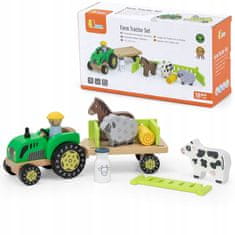 Viga  Traktor Dřevěný Zvětšovací Farma Usedlost