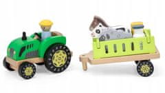 Viga  Traktor Dřevěný Zvětšovací Farma Usedlost