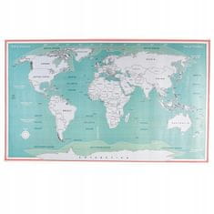 Rex London Mapa Světa Stírací Los 