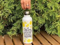 H&H LIFESTYLE Termoláhev Lemons 0,75L