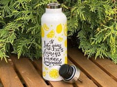 H&H LIFESTYLE Termoláhev Lemons 0,75L