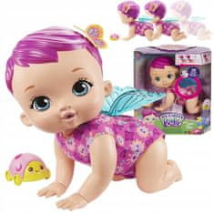 Mattel My Baby Garden Panenka Miminko Motýlek Leze Žvatlá Voňavá Lala