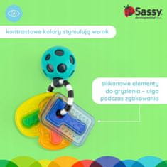 Sassy Klíčenky, Senzorická Hračka, Multicolor, 0 M+ 