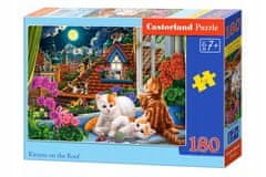 Castorland Puzzle 180-Elmentů Kittens On The Roof