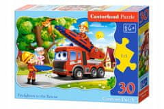 Castorland Puzzle 30 Dílků Hasiči Na Záchranu