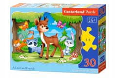 Castorland Puzzle 30 Dílků Jelen A Přátelé