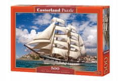 Castorland Puzzle 500 Dílků Tall Ship Opouštějící Přístav