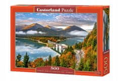 Castorland Puzzle 500 Dílků Východ Slunce Nad Sylvensteinským Jezerem Německo