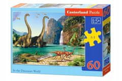 Castorland Puzzle 60 Dílků Ve Světě Dinosaurů