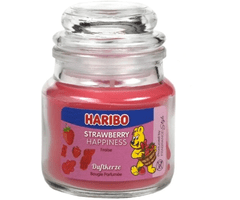 Haribo Haribo Vonná svíčka Strawberry Happines Jahodové želé 85g
