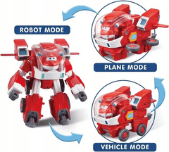 Super Wings - Transformující vozidlo s tryskáčem - Jett Robot Suit od Alpha Group))