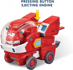 Super Wings - Transformující vozidlo s tryskáčem - Jett Robot Suit od Alpha Group))