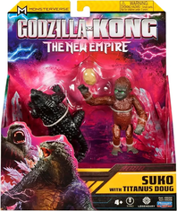 PLAYMATES TOYS Godzilla vs Kong Figurky - Figurka Suko a Titanus Doug od Playmates Toys))