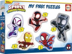 Educa Baby puzzle Spidey a jeho úžasní přátelé 5v1 (3-5 dílků)