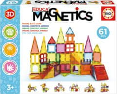 Educa Magnetická stavebnice Magnetics 61 díků