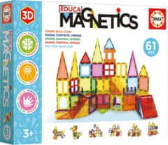 Educa Magnetická stavebnice Magnetics 61 díků