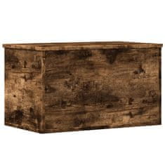 Vidaxl Úložný box kouřový dub 60 x 35 x 35 cm kompozitní dřevo